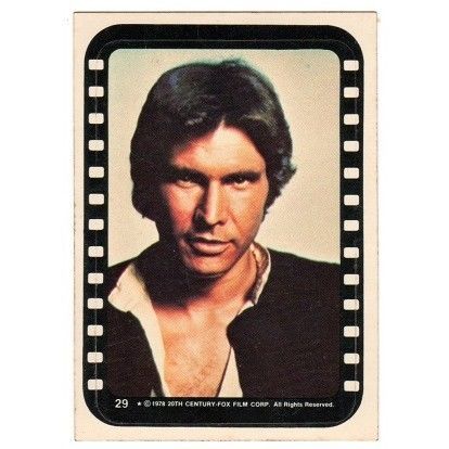 1977 Star Wars Sticker #29 Han Solo