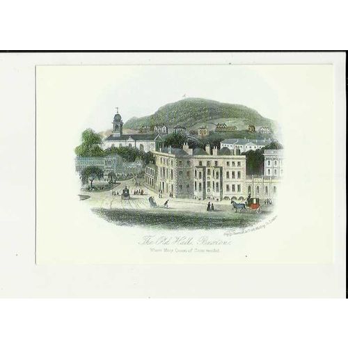 Derbyshire BUXTON Old Hall Hotel Postcard (a)
