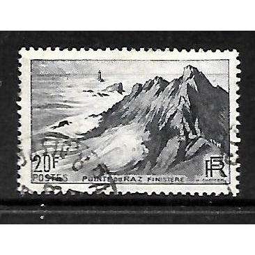 FRANCE 1946 20F BLUE POINT DU RAZ SG 980 FINE USED#2