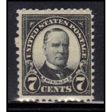639 7c William McKinley Barely Clears MNH U0466