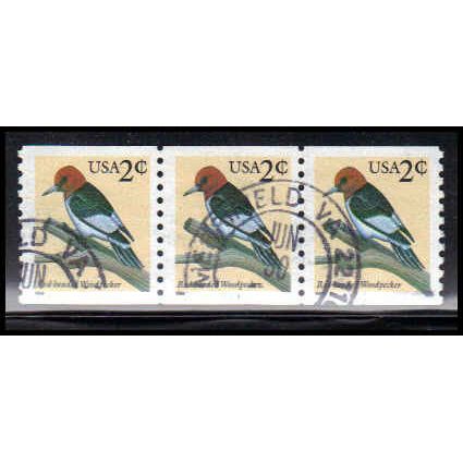 Used 3045 2c Red-Headed Woodpecker Fine PNC 1111/3 PA3656