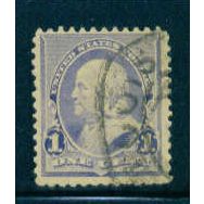 Used 219 1c Benjamin Franklin Just Clears M01996