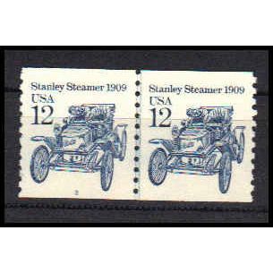 2132 12c Stanley Steamer Very Fine MNH Dry Gum CNP Left 2 PA0755