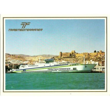 Trasmediterranea MV CIUDAD DE MALAGA Company Postcard