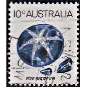 AUSTRALIA, 1974 10c Star Sapphire, SG 552a (Scott #562), used