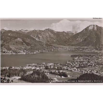 Bodenschneid Wallberg Real Photo German Postcard