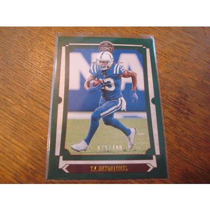2019, Panini Legacy, Green Border, TY HILTON, Numbered 79/100