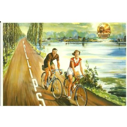Advertising PHILLIPS CYCLES Postcard (Mayfair BB 780)
