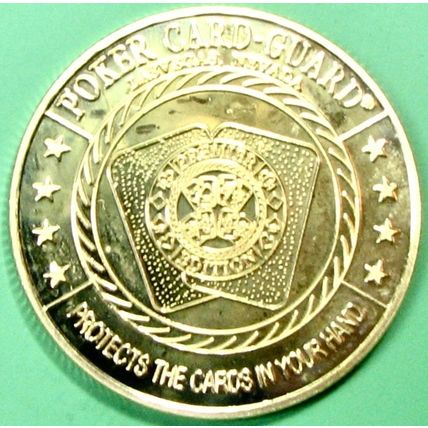 Poker Angel. Challenge Coin. Casino Card Guard. 16b.