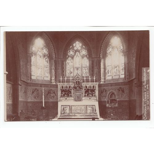 Church of the Sacred Heart Caterham Surrey RP Postcard Ace Series 342