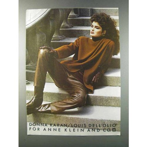 1981 Donna Karan L. Dell'Olio for Anne Klein Fashion Ad
