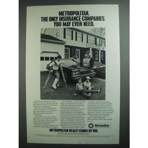 1984 Metropolitan Life Insurance Ad - The Only You Need