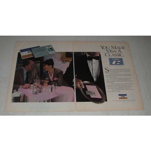 1984 VISA Classic Credit Card Ad - You made VISA a classic