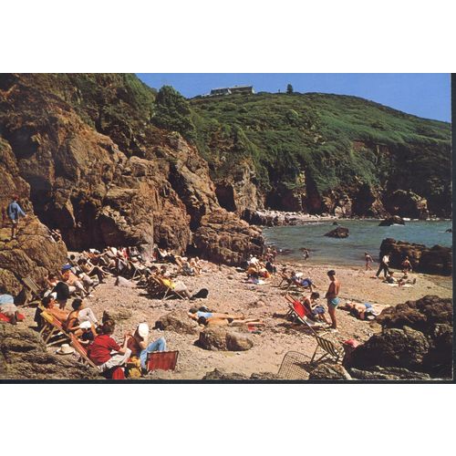 Vintage Guernsey Postcard 1976 - Moulin Huet, Guernsey, Channel Islands