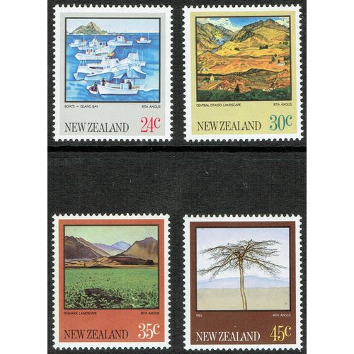 New Zealand 1983 Paintings by Rita Angus set 4v SG1312-1315 UM