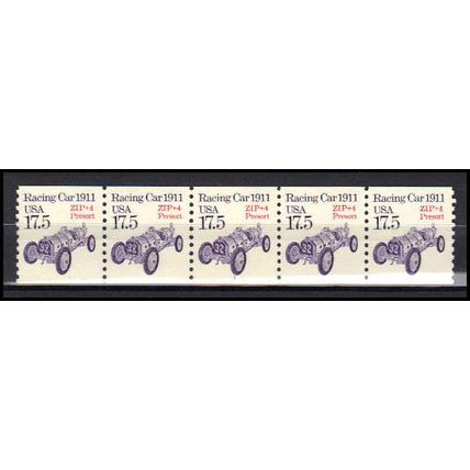 2262a 17.5c Race Car Very Fine MNH Dry Gum PNC 1/5 X1002
