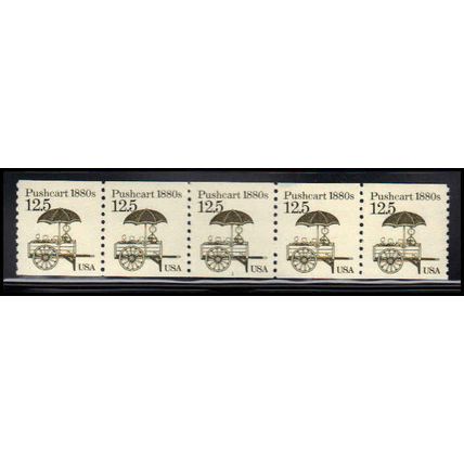 2133 12.5c Pushcart Very Fine MNH Dry Gum PNC 1/5 X2250
