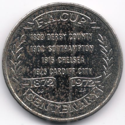 England : Commemorative Medal : F.A. Cup Centenary (1972) : Sheffield United F.C
