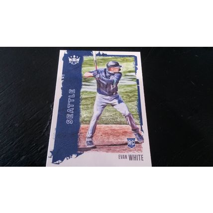 2021 Panini Diamond Kings Card # 152 Evan White Mint (9) Seattle Mariners