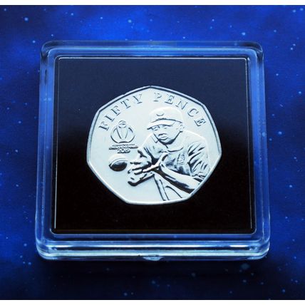 2019 Queen Elizabeth ICC Cricket World Cup Slip Catch IOM 50p UNC
