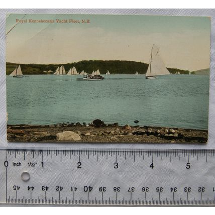 vintage postcard Royal Kennebecasis Yacht Fleet. Canada