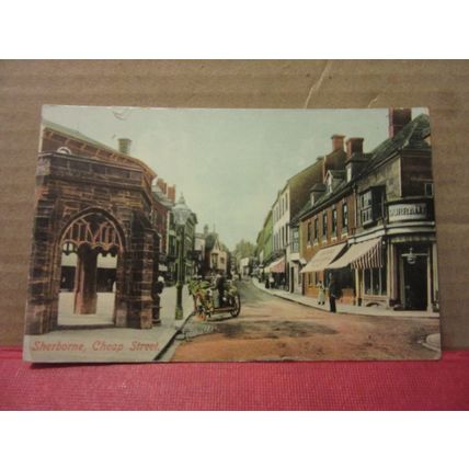 CHEAP STREET, SHERBORNE, DORSET. unused antique postcard by F. Frith =