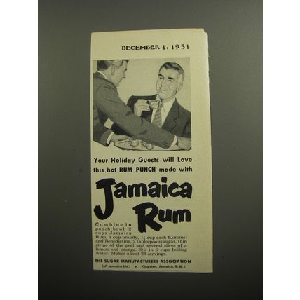 1951 The Sugar Manufacturers' Association Ad - Your holiday guests will love