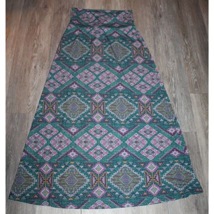 Women's Maxi Dress Size M Mossimo Geometric Diamond Shapes Design Aztec