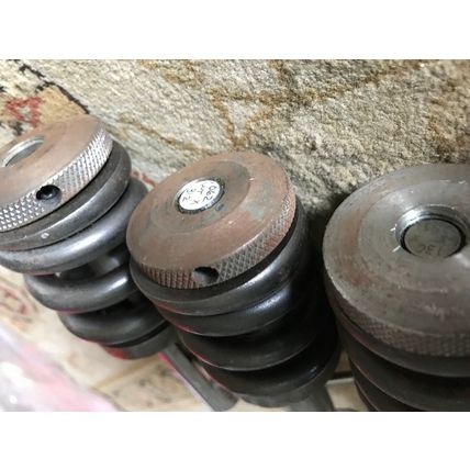 LOT 3 STRIPPIT OBROUND PUNCH & DIE WT 062X250,062X312,WT 136X250,EO