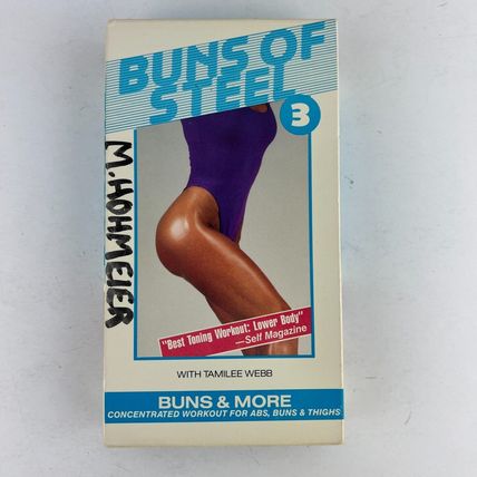 Buns Of Steel Fitness & Aerobic Exercise VHS Video Lot