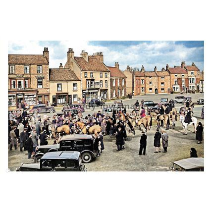 ptc6096 - Yorks - Cleveland Fox Hunt Meeting at Stokesley in 1938 - print 6x4
