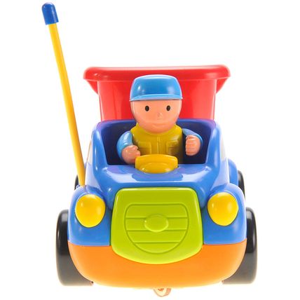 Cartoon RC Construction Car for Kids (Blue)