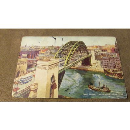 Valentines Postcard - Tyne Bridge, Newcatle Upon Tyne - A1219 Artist G.W Blow