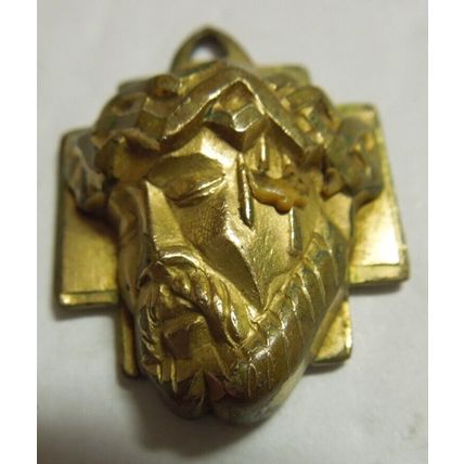 920-12kgf THEDA Vintage 1/20 12K yellow gold filled heavy Jesus Pendant