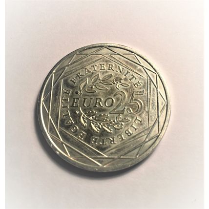 France 2009 - 25 Euro Semeuse - Silver - Ref: Gadoury EU338 (BU)