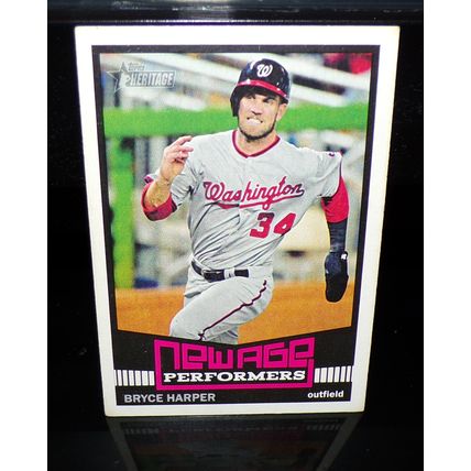 TOPPS HERITAGE 2015 NEW AGE PERFORMERS BRYCE HARPER CARD #NAP-6