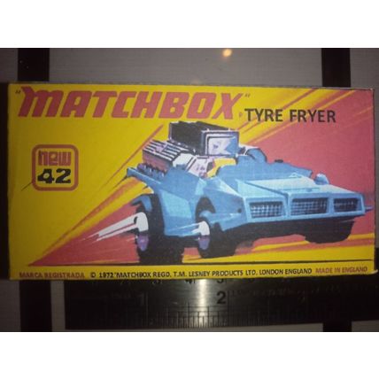 Matchbox - No42 Tyre Fryer Replica / Reproduction box