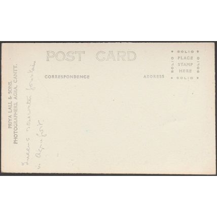 Queen's Rosewater Fountain, Agra Fort, c.1920 - Priya Lall RP Postcard