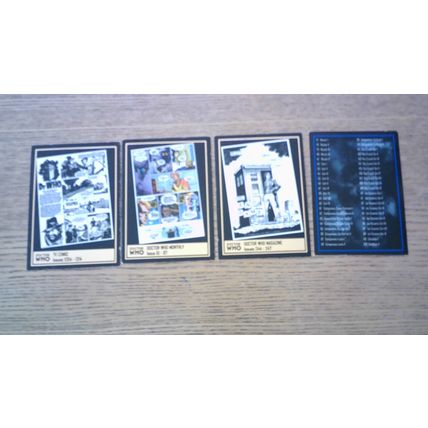 Doctor Who Trading Cards (Multiple Examples) 73 Cards in Total