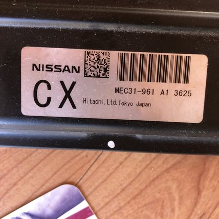 NISSAN HITACHI MEC31-961 A1 3625 ENGINE COMPUTER 2004 G35 Manual Transmission