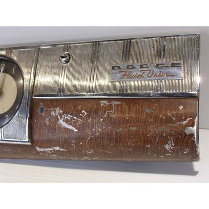1946 1947 1948 Dodge Glove Box Door Lid 1149745 w/ Clock OEM 46 47 48