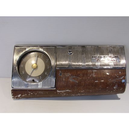 1946 1947 1948 Dodge Glove Box Door Lid 1149745 w/ Clock OEM 46 47 48