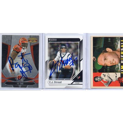 Autographed 3 Card Lot with CJ Stroud Signed