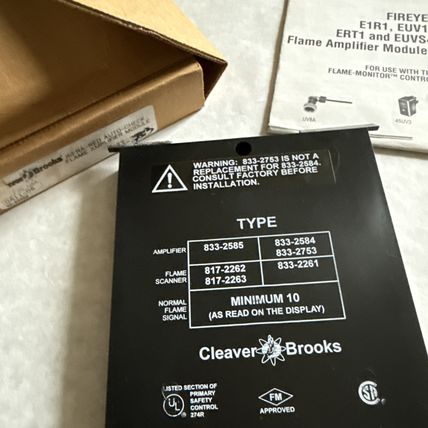 New Cleaver Brooks 833-2753 Frame Amplify Module, 8332753,EH