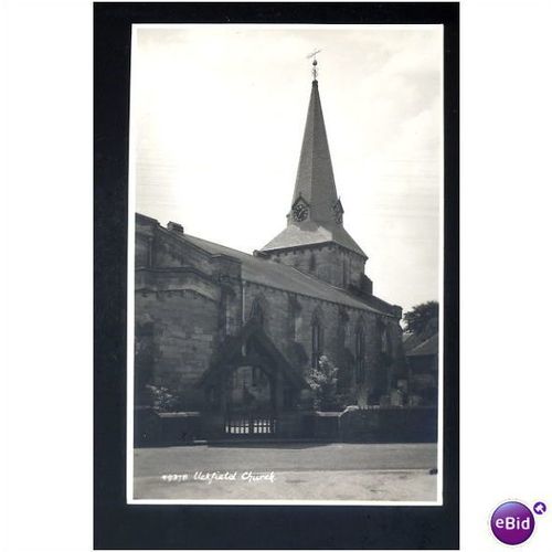 Sussex UCKFIELD Church Postcard by Sweetman (49378)