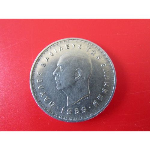1959 GREECE TEN DRACHMA FREE POST. M