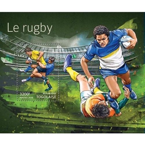 TOGO 2015 SHEET MNH RUGBY SPORTS DEPORTES 4A