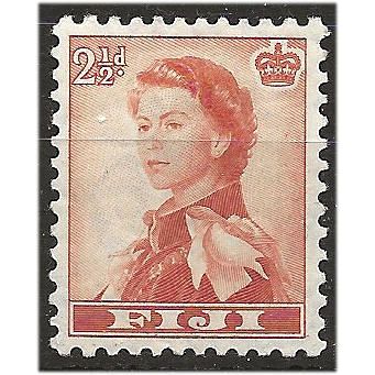 Fiji 1962 SG302 2 1/2d Orange-Brown Mounted Mint . ..