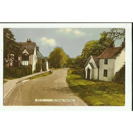 Yorkshire WEST ELLA Village Postcard (Frith KE.14)