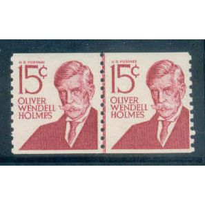 1305E 15c Oliver Holmes Barely Clears MNH Dry Gum CLP W0049